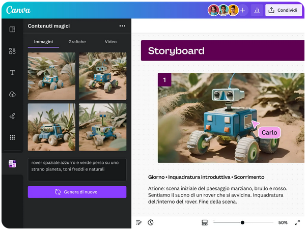 Canva aggiunge immagini AI e funzionalità interattive 3 SSHOT 2025 04 11 at 09.18.12