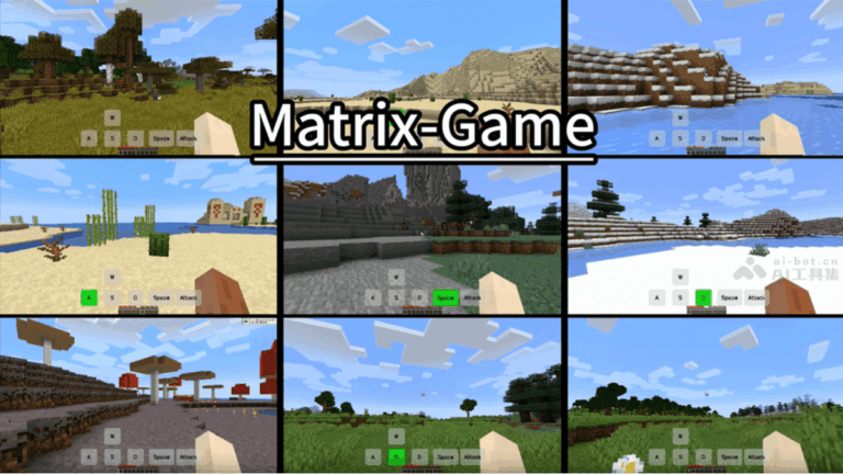 Matrix-Game: creazioni mondi giocabili con AI