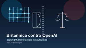 Britannica porta OpenAI in tribunale: la battaglia sul training dei modelli entra nel vivo