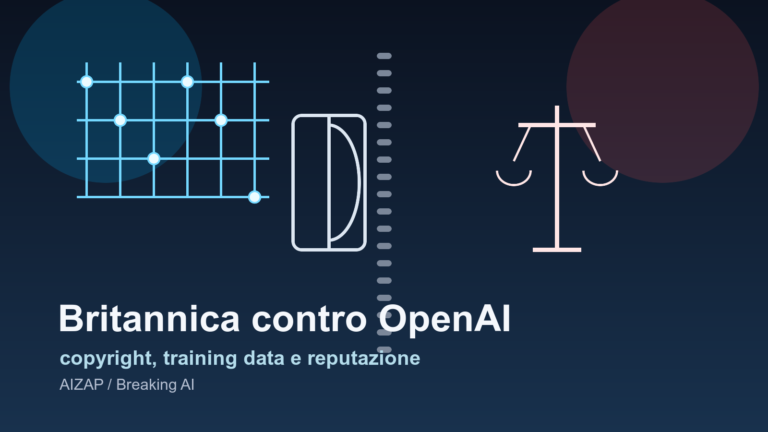 Britannica porta OpenAI in tribunale: la battaglia sul training dei modelli entra nel vivo