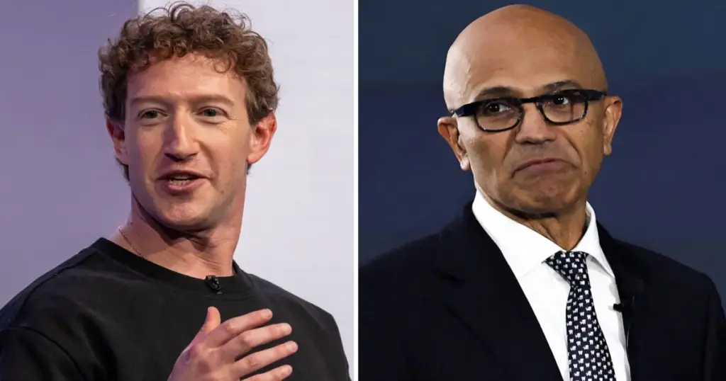 meta microsoft layoffs ai spending